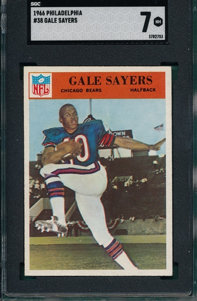 1966 Philadelphia #38 Gale Sayers SGC 7 *Rookie*