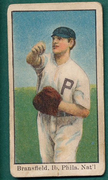 1909 E90-1 Bransfield, P on Shirt, American Caramels 