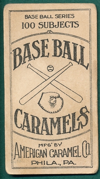 1909 E90-1 Bransfield, P on Shirt, American Caramels 