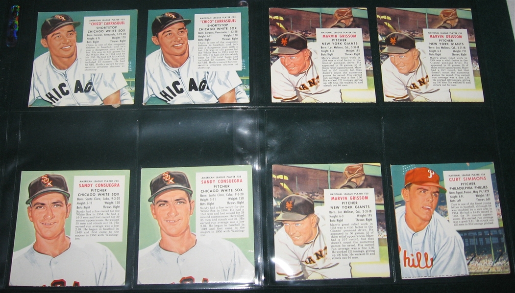 1955 Red Man Lot of (50) W/ Snider & Mays