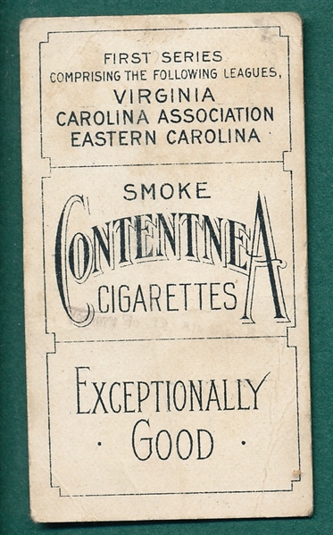 1910 T209 (Color) Hoffman Contentnea Cigarettes