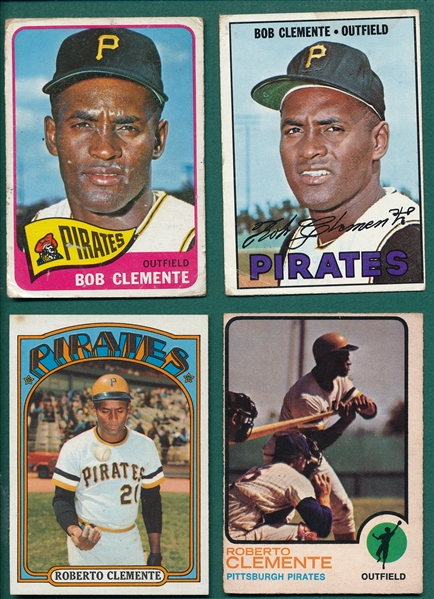 1962-73 Roberto Clemente Lot of of (12)