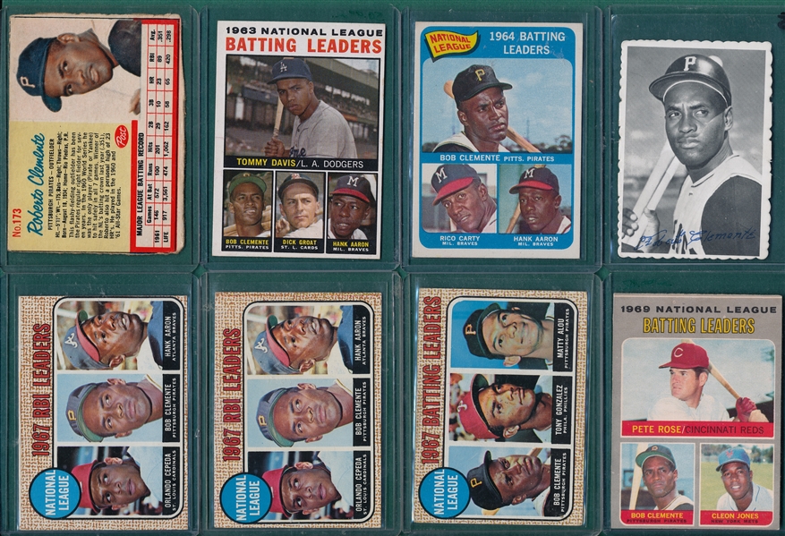 1962-73 Roberto Clemente Lot of of (12)