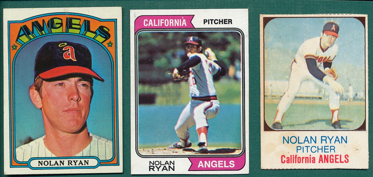 1972-85 Nolan Ryan Lot of of (9)