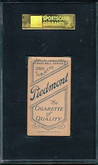 1909-1911 T206 Beckley Piedmont Cigarettes SCG 20