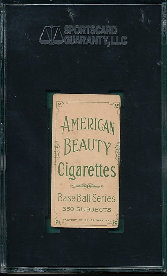 1909-1911 T206 Dorner American Beauty Cigarettes SCG 30
