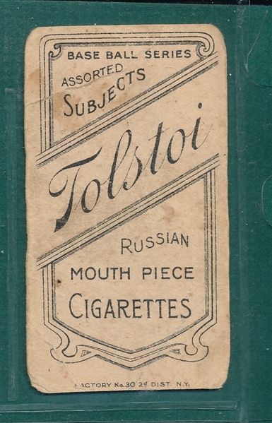 1909-1911 T206 Beckley Tolstoi Cigarettes