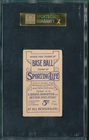 1911 M116 Crawford, Blue, Sporting Life SGC 50