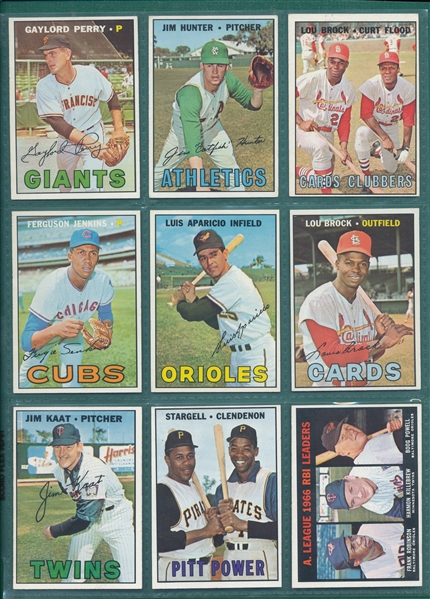 1967 Topps Lot of (108) W/ Banks