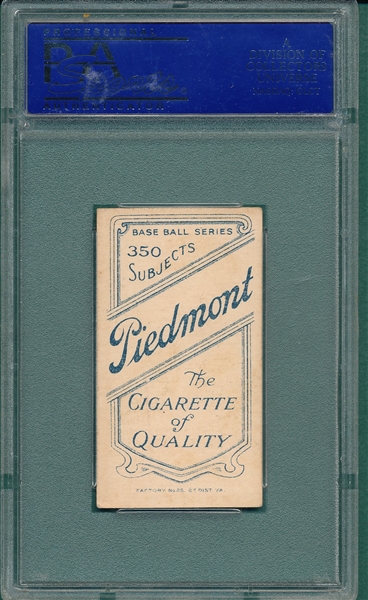1909-1911 T206 Joss, Pitching, Piedmont Cigarettes PSA 5