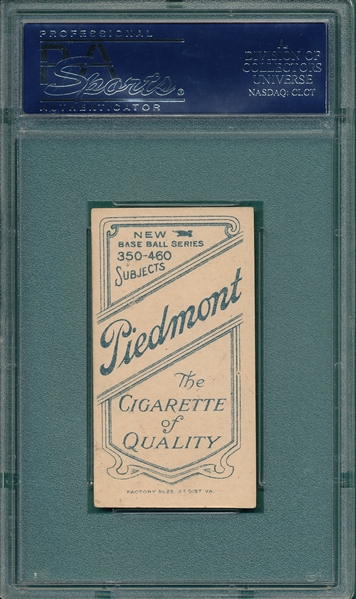 1909-1911 T206 Wheat Piedmont Cigarettes PSA 5.5