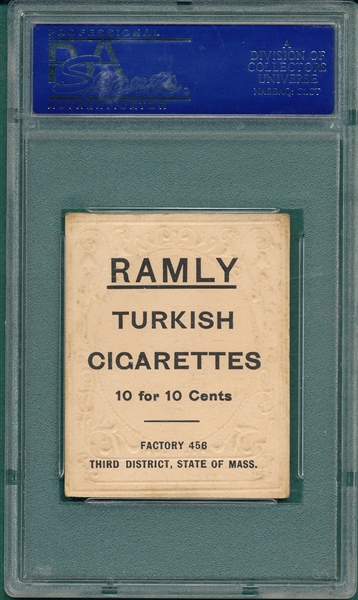 1909 T204 Nap Rucker Ramly Cigarettes PSA 5