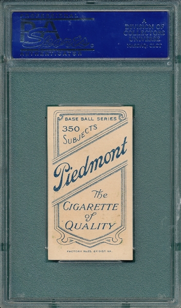 1909-1911 T206 Bresnahan, Batting, Piedmont Cigarettes, PSA 5