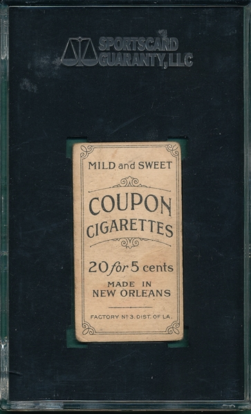 1914 T213-2 Griffith Coupon Cigarettes SGC 40