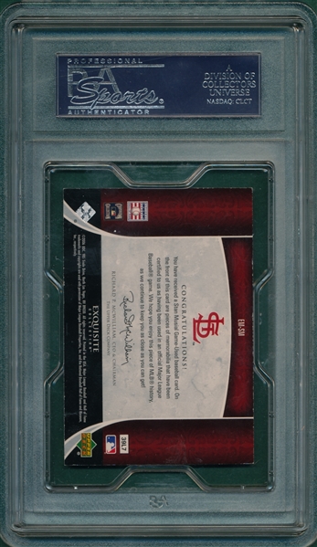 2006 UD Exquisite Collection Stan Musial, 45/45, PSA 8