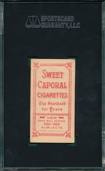 1909-1911 T206 Sheckard, Glove, Sweet Caporal Cigarettes SGC 30