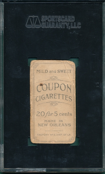 1914 T213-2 McGraw, Glove On Hip, Coupon Cigarettes, SGC 10