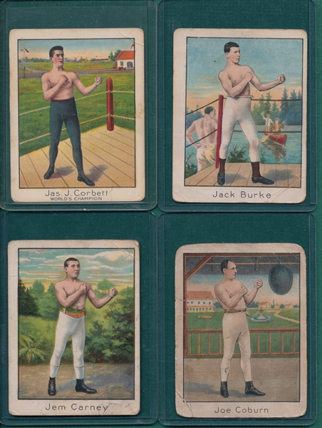 1910s T220 Boxing Lot of (19) W/ Corbett