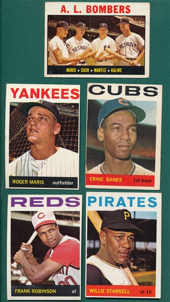 1964 Topps Lot of (11) W/ Mantle