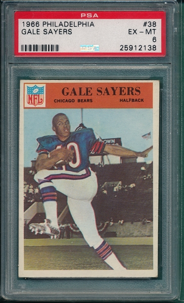 1966 Philadelphia #38 Gale Sayers PSA 6 *Rookie*