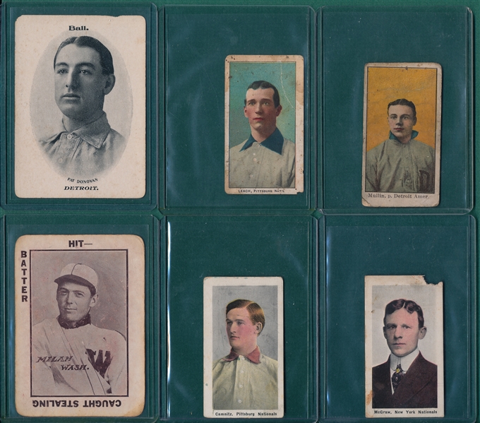 1906-1913 Baseball Lot of (7) W/ T207 Marquard