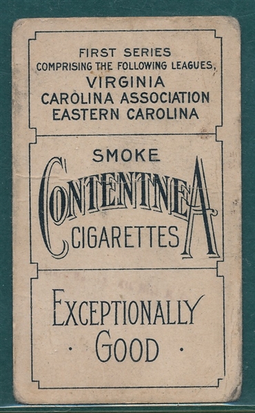 1910 T209 (Color) McGeehan Contentnea Cigarettes