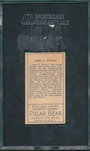 1911 T205 Rowan Polar Bear SGC 40 *SP*