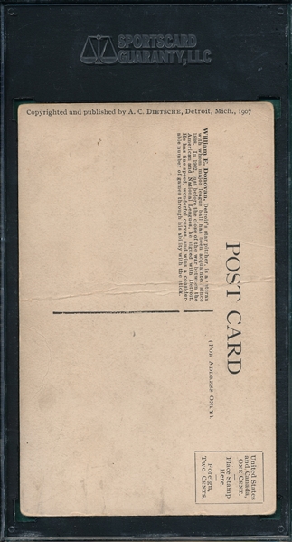 1907-09 Dietsche Postcards William Donovan SGC 30
