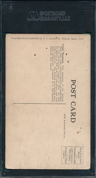 1907-09 Dietsche Postcards Claud Rossman SGC 30