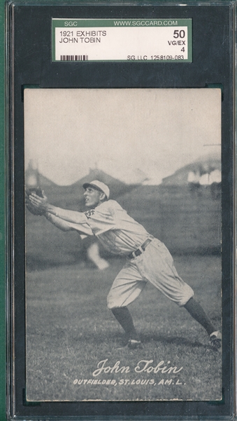 1921 Exhibits John Tobin SGC 50