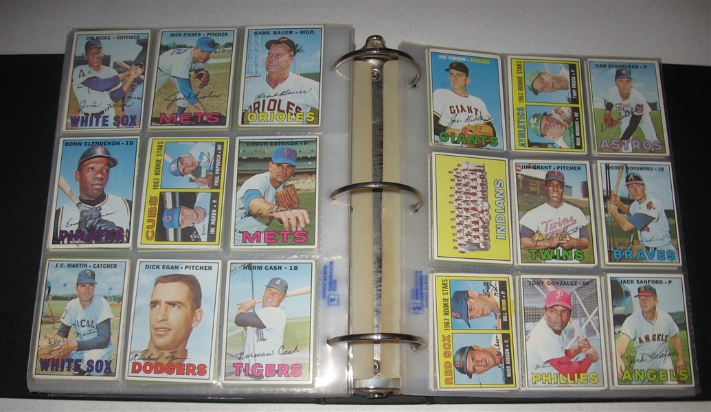 1967 Topps Baseball Complete Set (609) W/ Carew & Seaver, Rookies