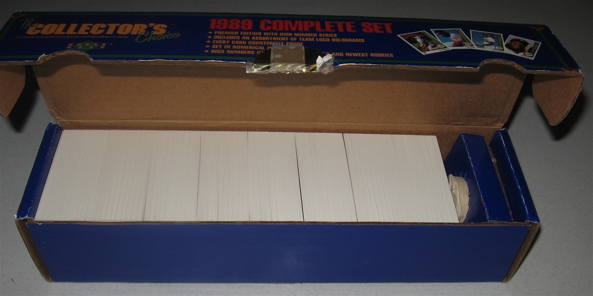 1989 Upper Deck Complete Set Plus (4) Griffey Jr.