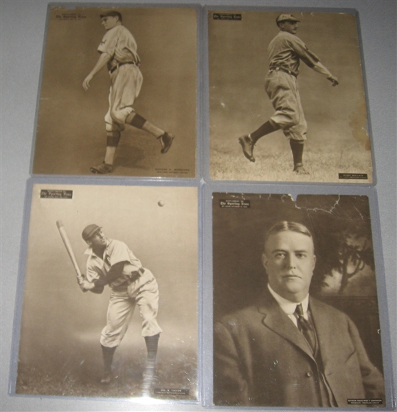 1909-1914 M101-2 Sporting News Lot of (16) W/ Lajoie