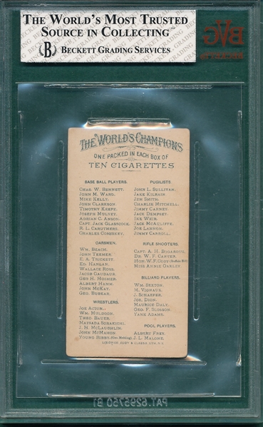 1887 N28 Dr. W. F. Carter, Allen & Ginter, BVG 4