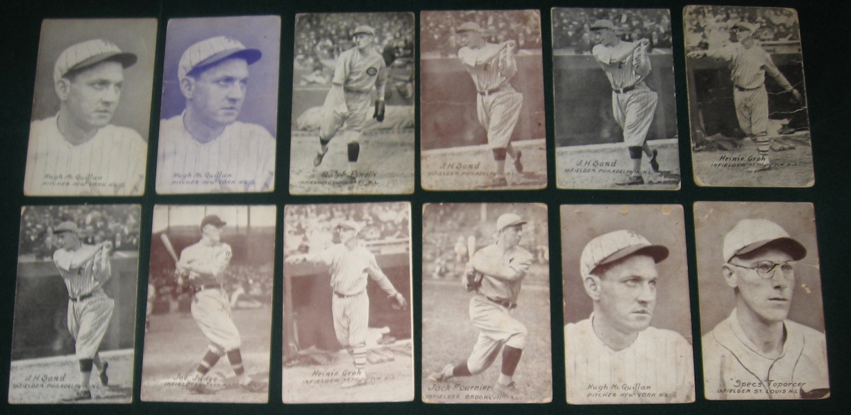 1926-29 Exhibits Lot of (16) W/ Rouch & Rixey
