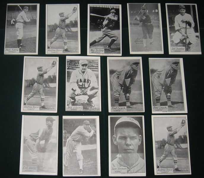 1929 R315 Lot of (17) W/ Hubbell, Rookie