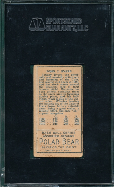1911 T205 Evers Polar Bear SGC 40