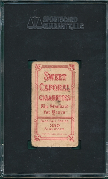 1909-1911 T206 Slagle Sweet Caporal Cigarettes SGC 30 *Factory 25*