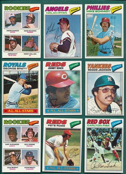 1977 Topps Complete Set (660) W/ Andre Dawson, Rookie