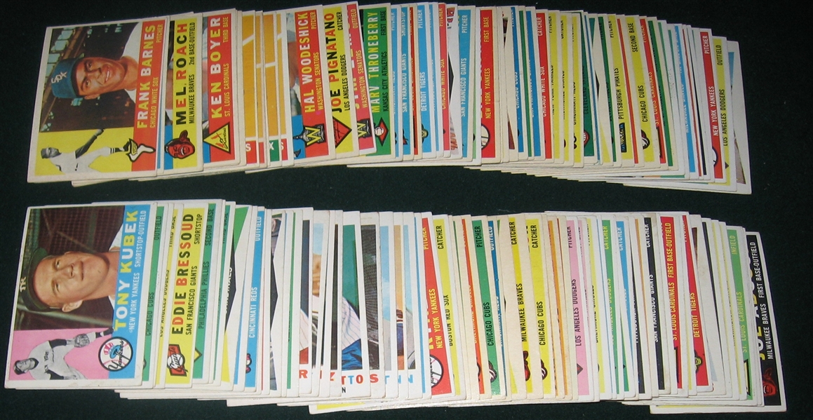 1960 Topps Lot of (124) W/ Mays