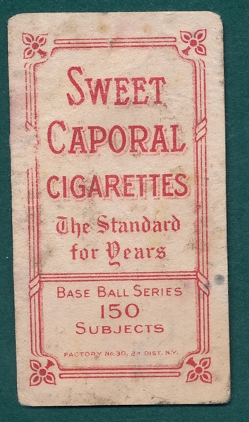 1909-1911 T206 Chesboro, Portrait, Sweet Caporal Cigarettes 