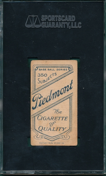 1909-1911 T206 Anderson Piedmont Cigarettes SGC 35