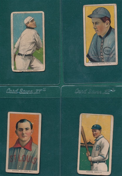 1909-1911 T206 Lot of (4) W/ Bender, No Trees