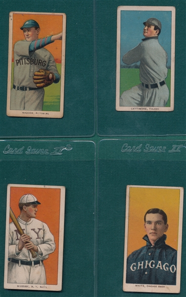 1909-1911 T206 Lot of (4) W/ Murray
