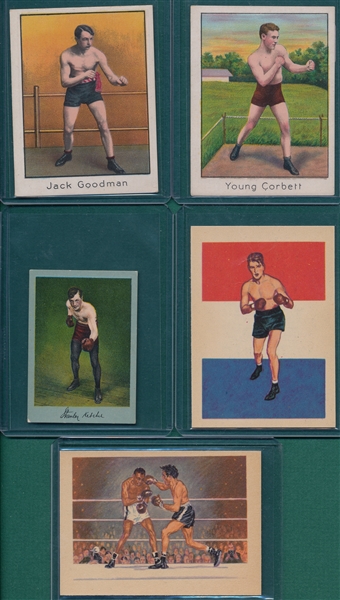 1910s-50s Lot of (5) Boxers W/ Tunney