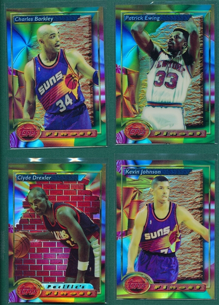 1993 Topps Finest Basketball Refractors Lot of (149) W/ Barkley