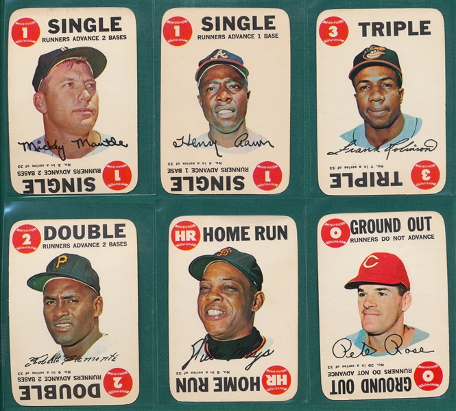 1968 Topps Game Complete Set (33) 