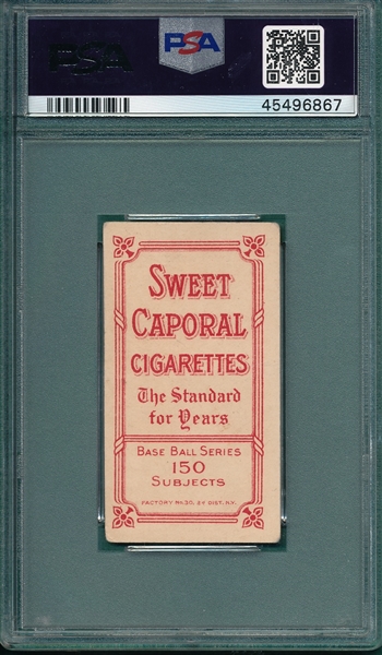 1909-1911 T206 Donohue Sweet Caporal Cigarettes PSA 2