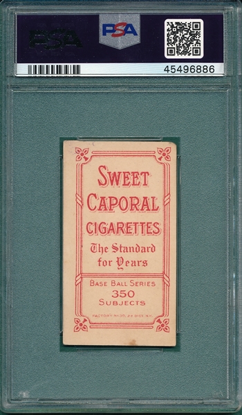 1909-1911 T206 Hoblitzell Sweet Caporal Cigarettes PSA 4 