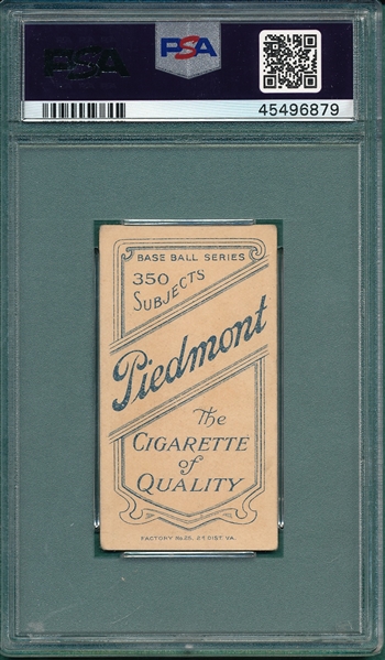 1909-1911 T206 Donovan, Throwing, Piedmont Cigarettes PSA 3.5